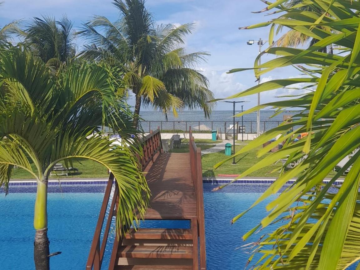 Flat Fantastico Na Beira Mar Em Tamandare Apartment Bagian luar foto