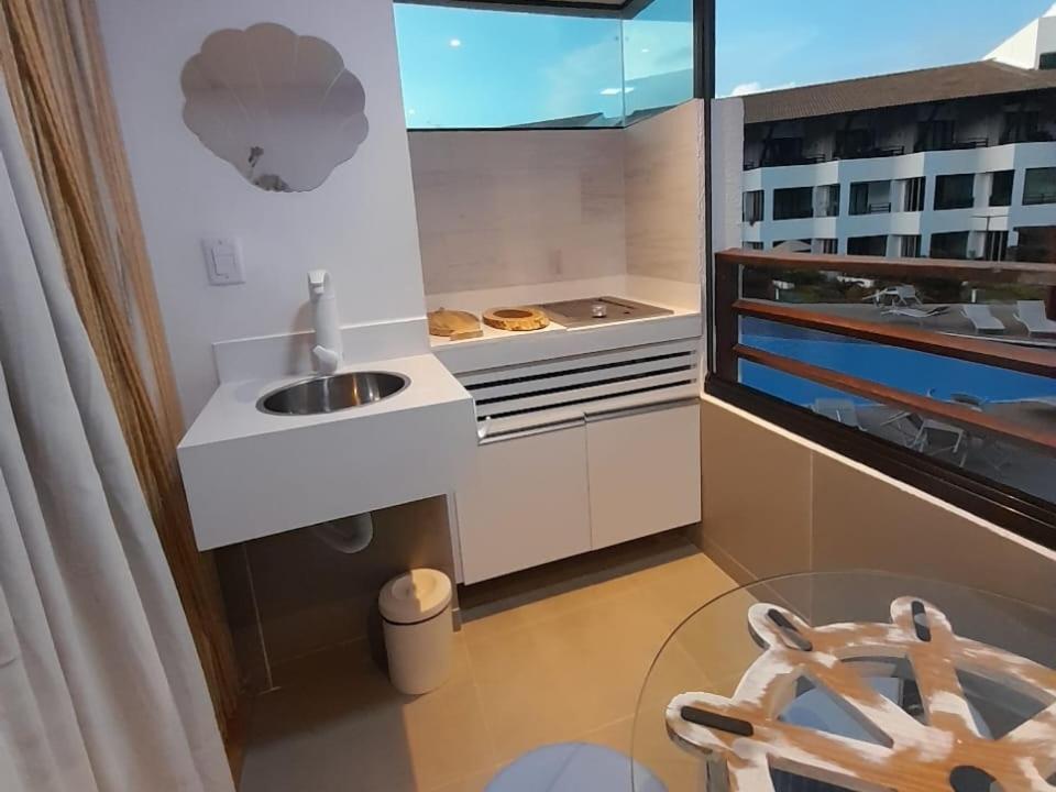 Flat Fantastico Na Beira Mar Em Tamandare Apartment Bagian luar foto