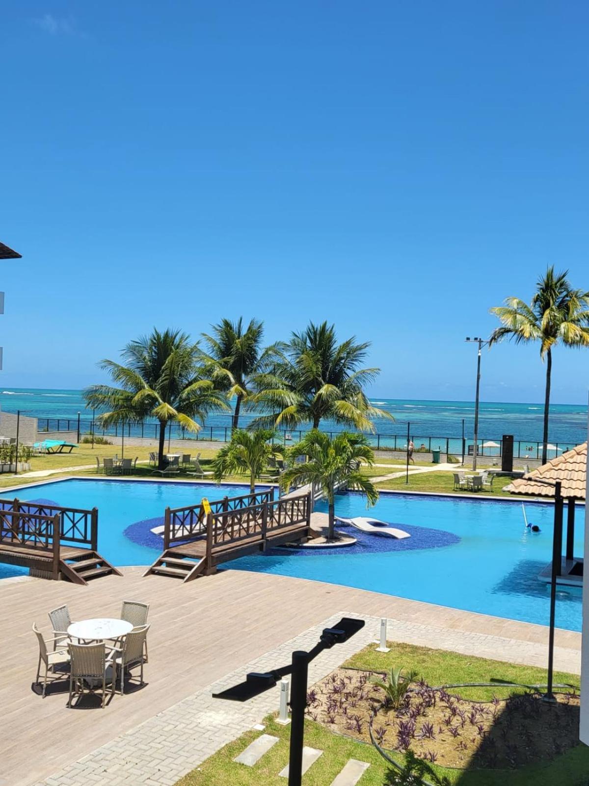 Flat Fantastico Na Beira Mar Em Tamandare Apartment Bagian luar foto