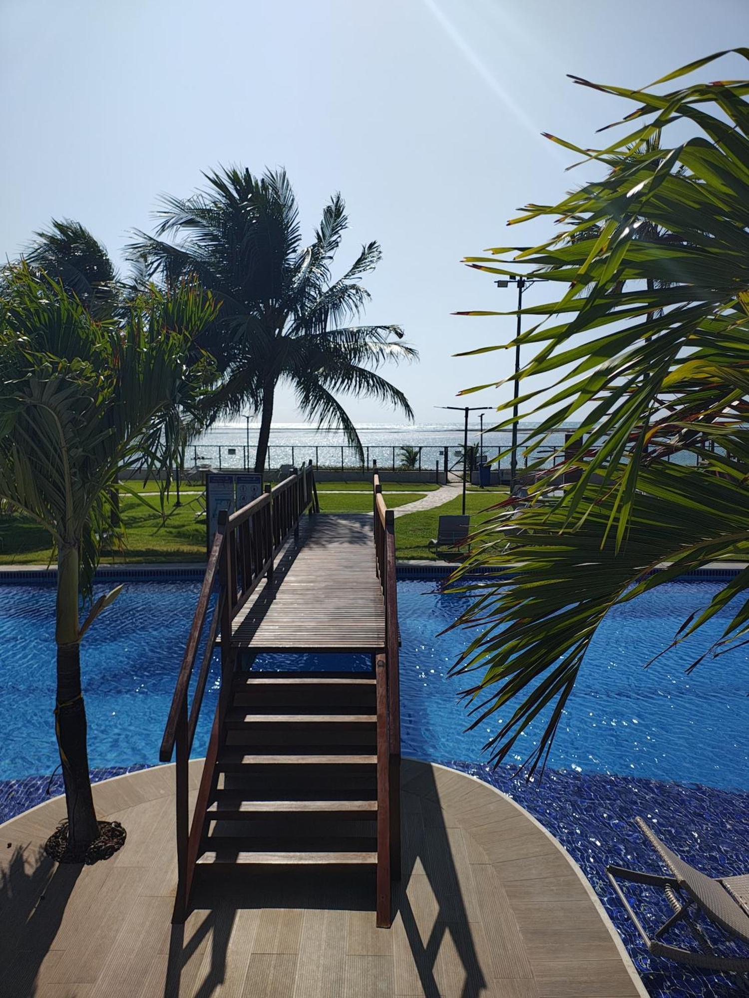 Flat Fantastico Na Beira Mar Em Tamandare Apartment Bagian luar foto